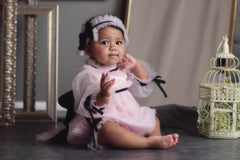 Coco-Pink Tulle Romper