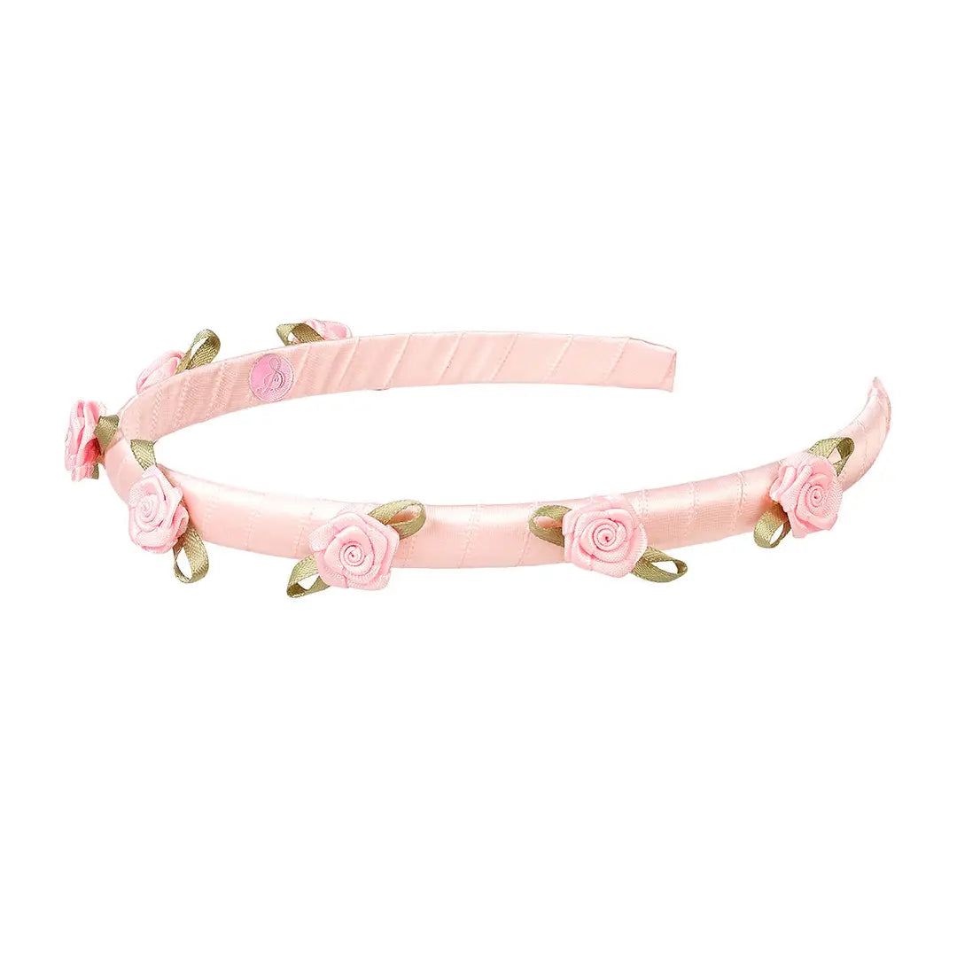 Nisha Little Pink Roses Tiara Headband