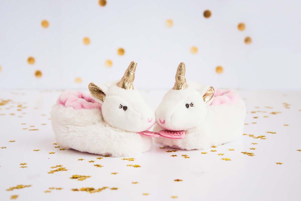 Unicorn Baby Booties