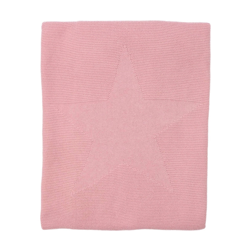 Cotton Rose Star Baby Blanket