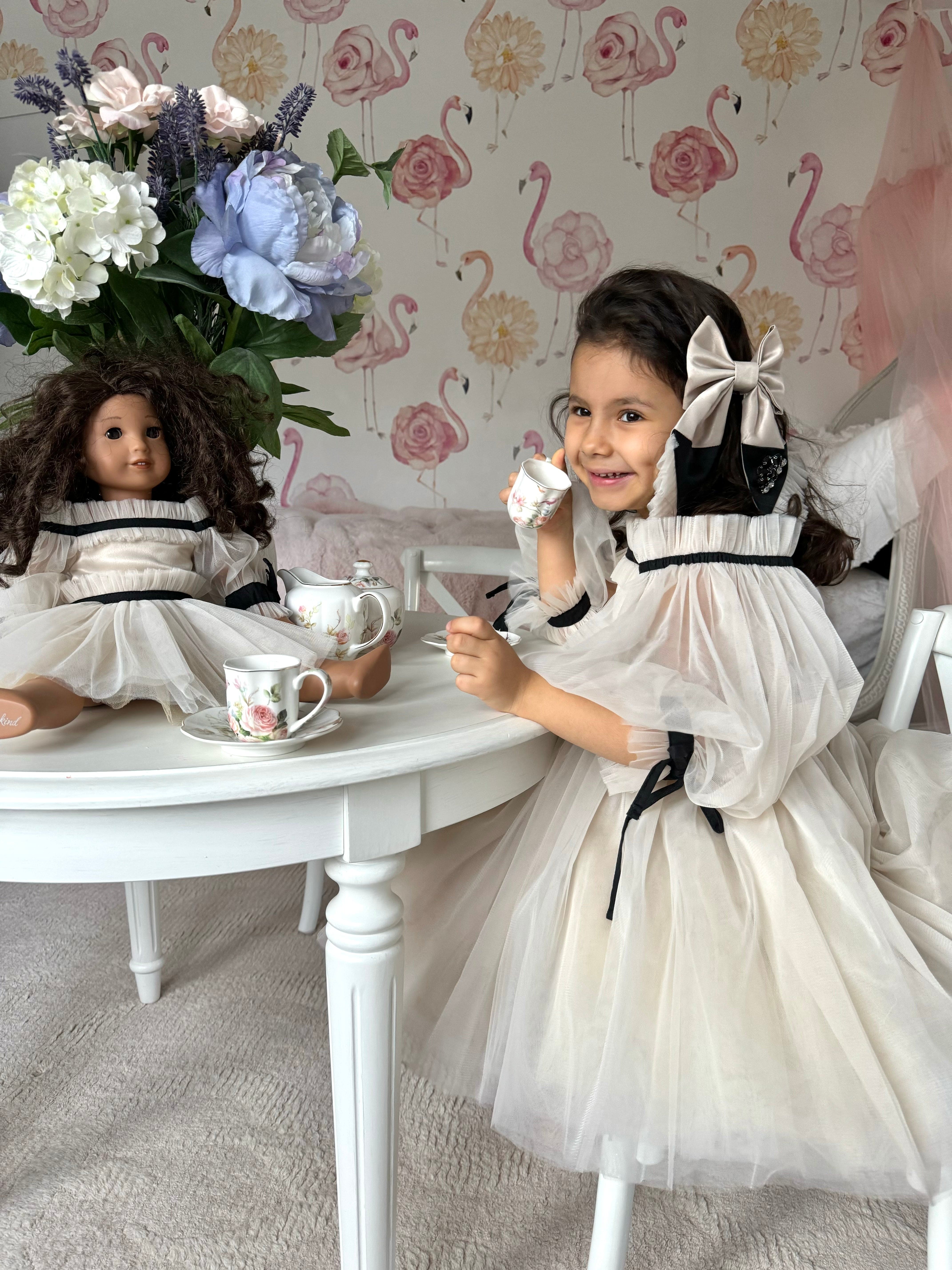 Coco-Caramel 18 Inch Doll Dress