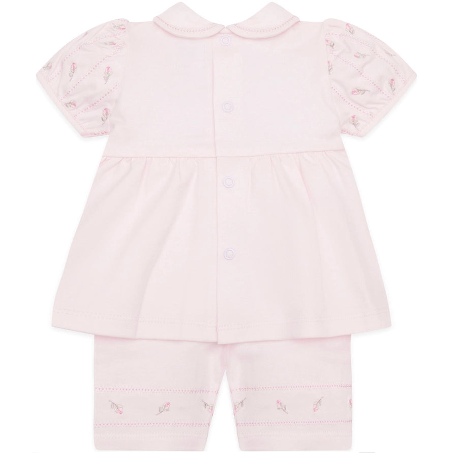 Judy Pink Girls Pretty Top and Shorts Set