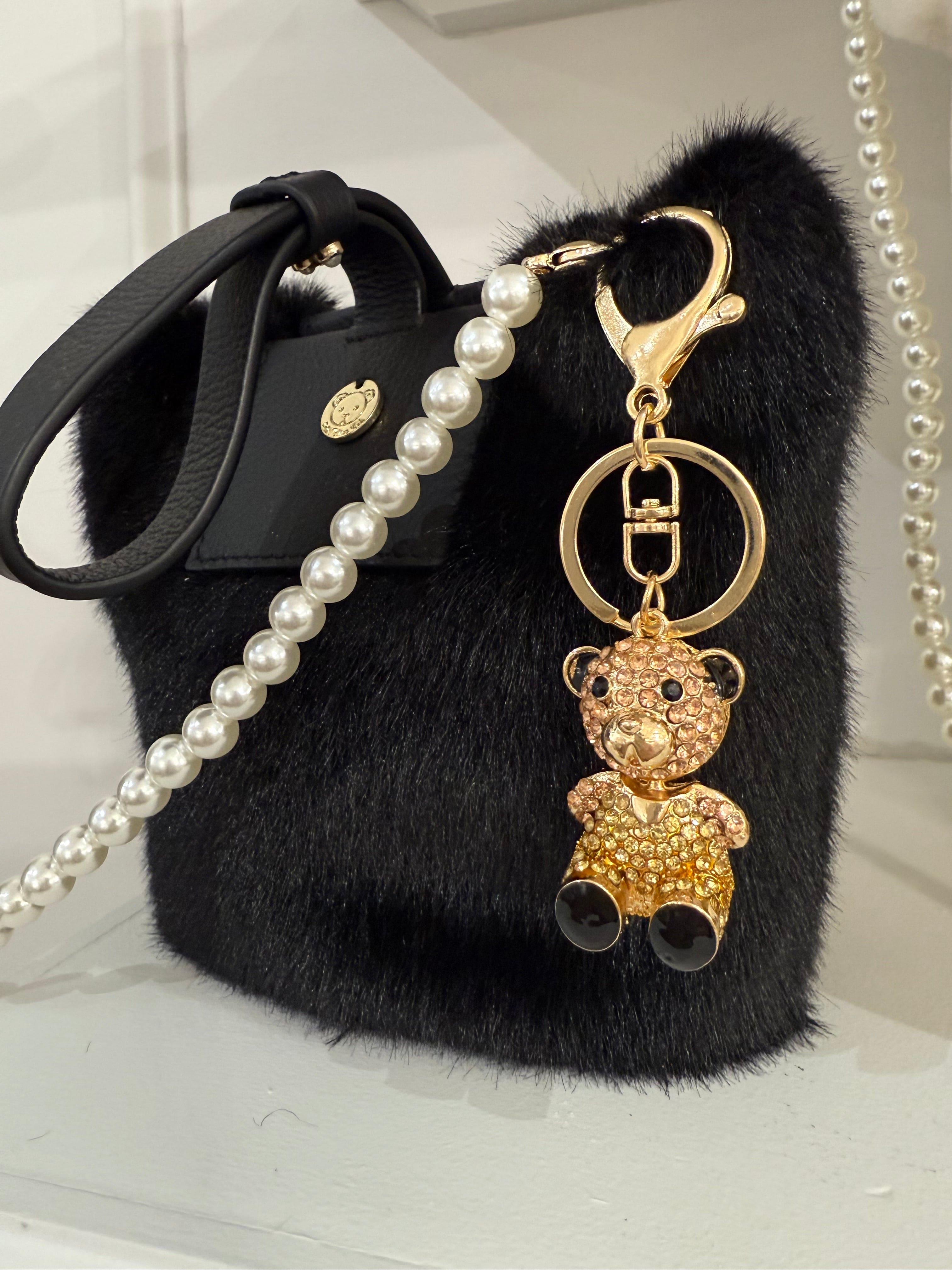 Teddy Bear Luxe Handbag Charm