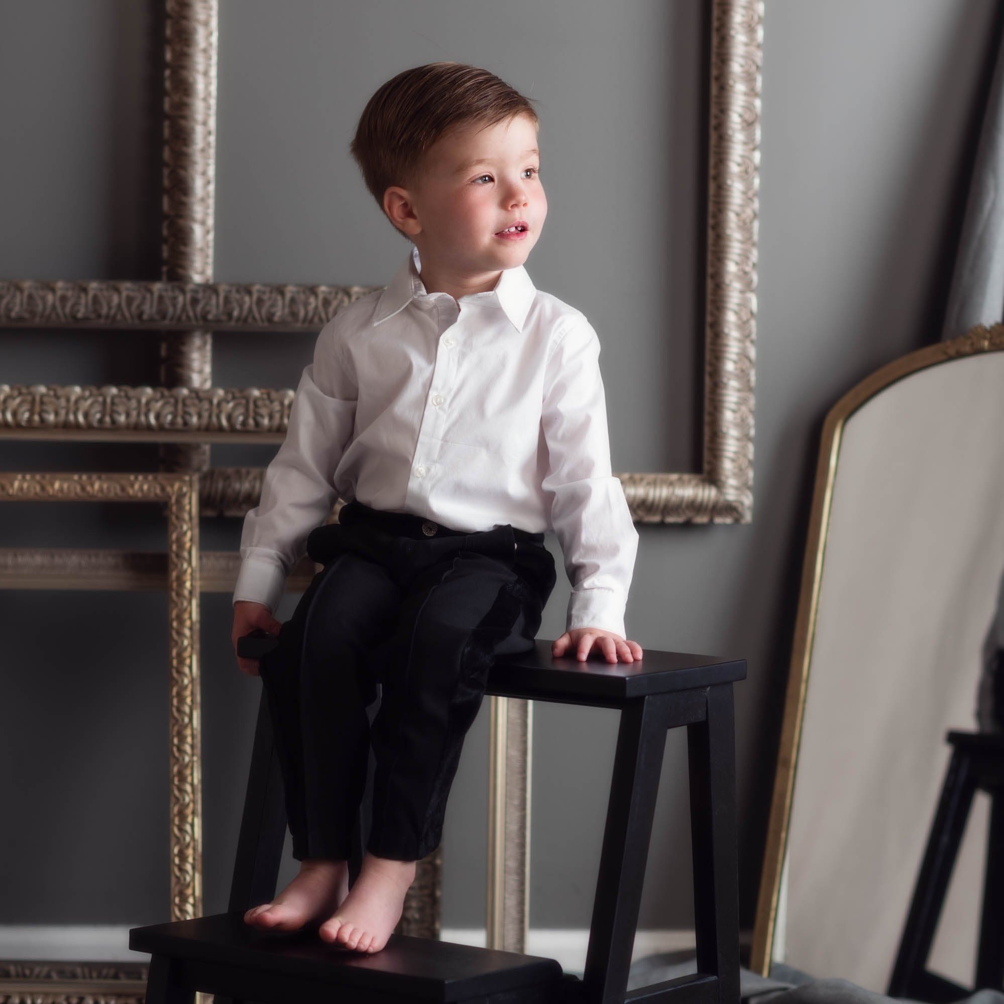 Tuxedo Shirt and Pants Set