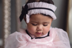 Coco-Pink Tulle Hair Sash
