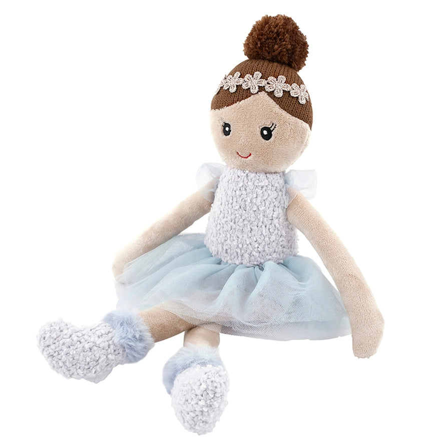 Blue Tutu Ballerina Doll 12"