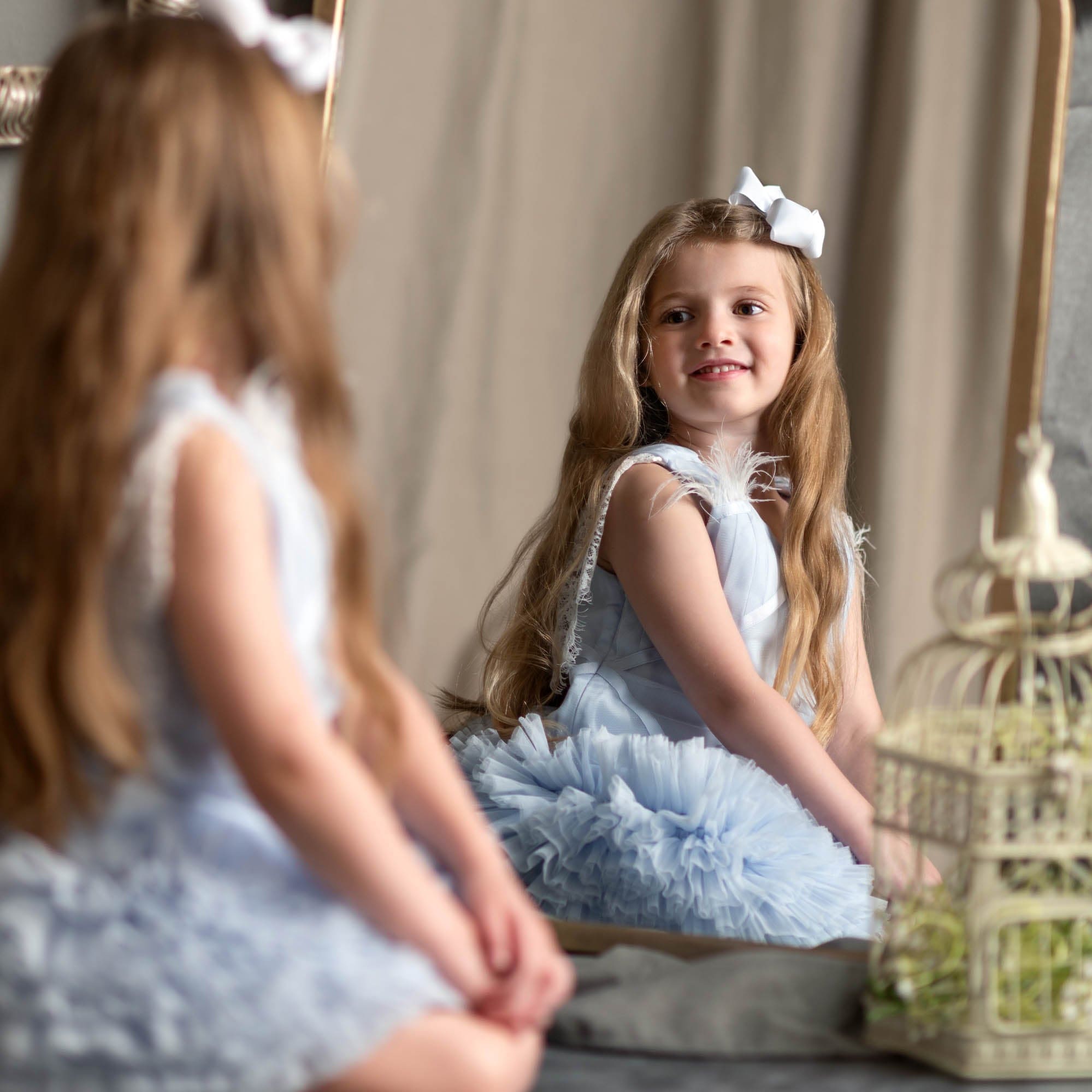 Skylar Blue Tulle Tutu Dress