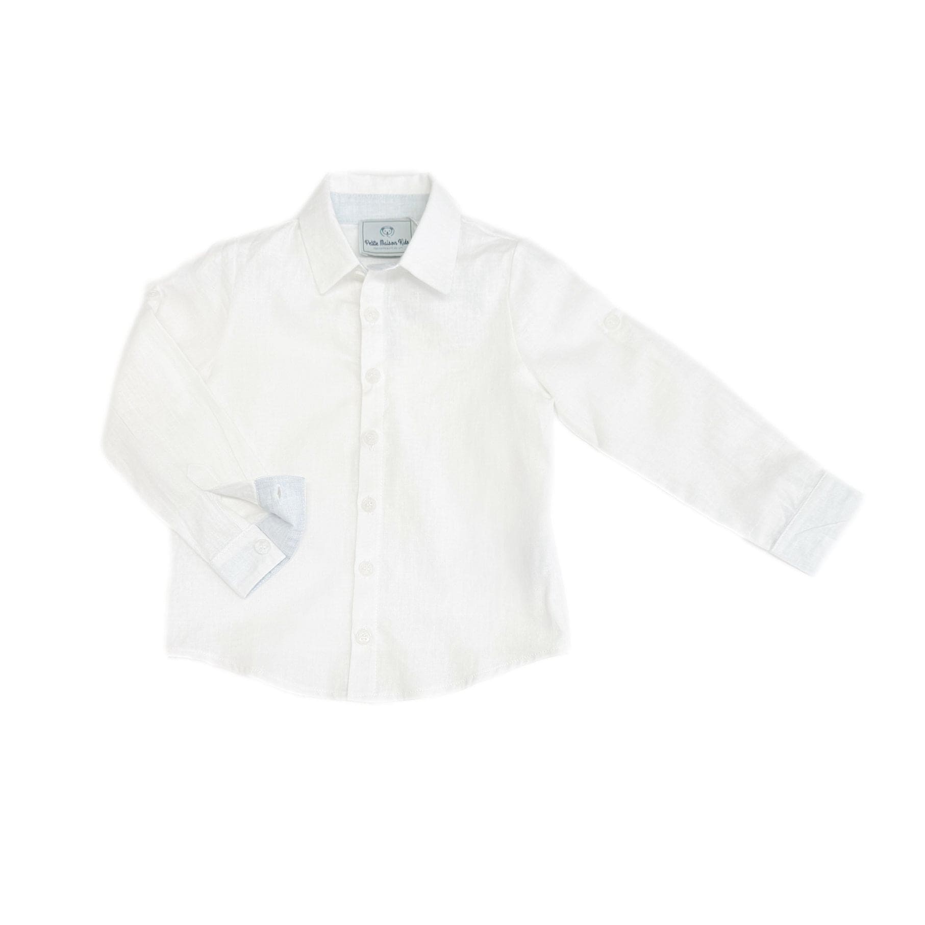 Charlotte Baby Blue Boys' Button Down Shirt