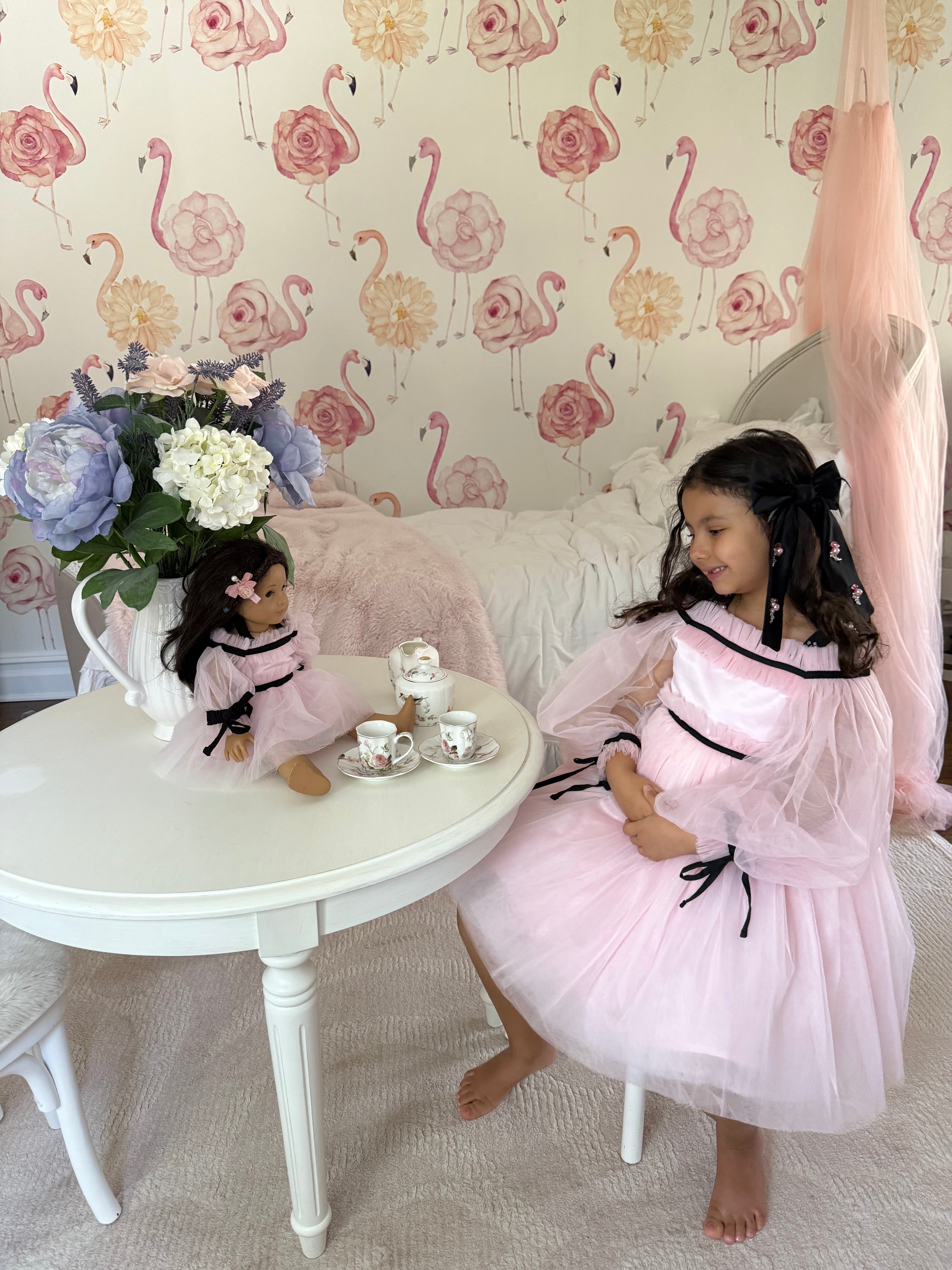 Coco-Pink 18 Inch Doll Dress
