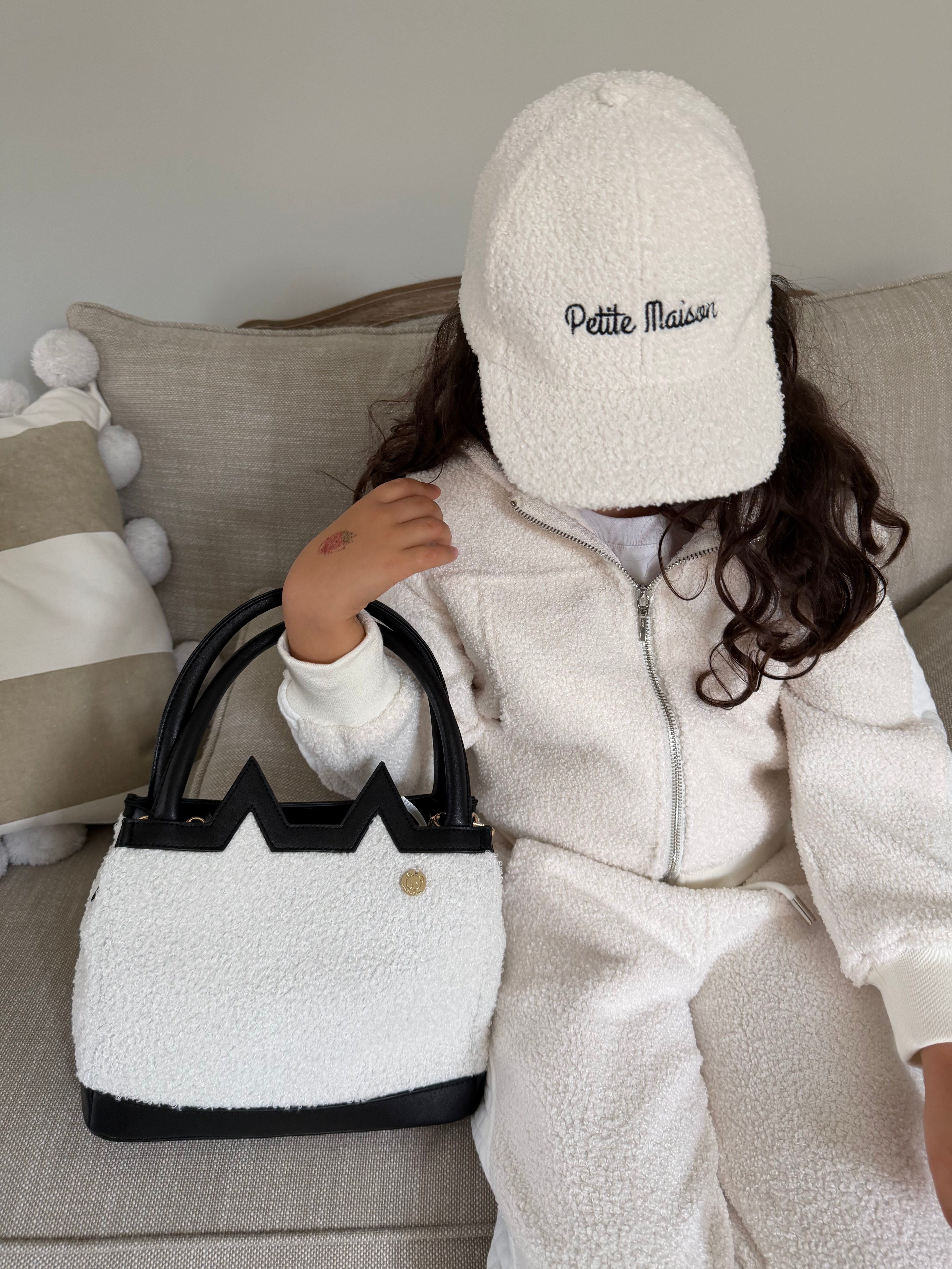 White Teddy Petite Maison Logo Cap