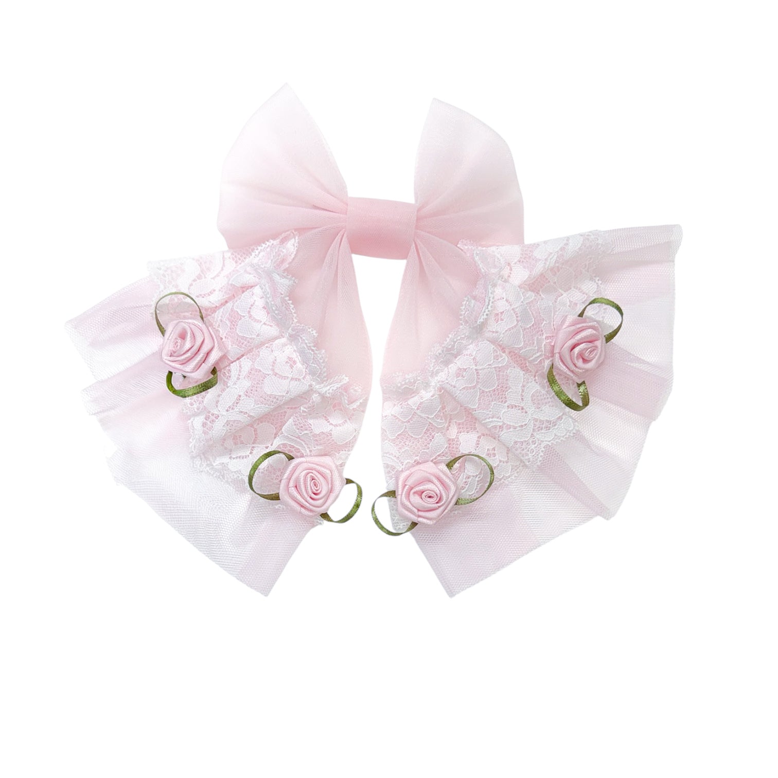 Harlow Pink Tulle Hair Bow