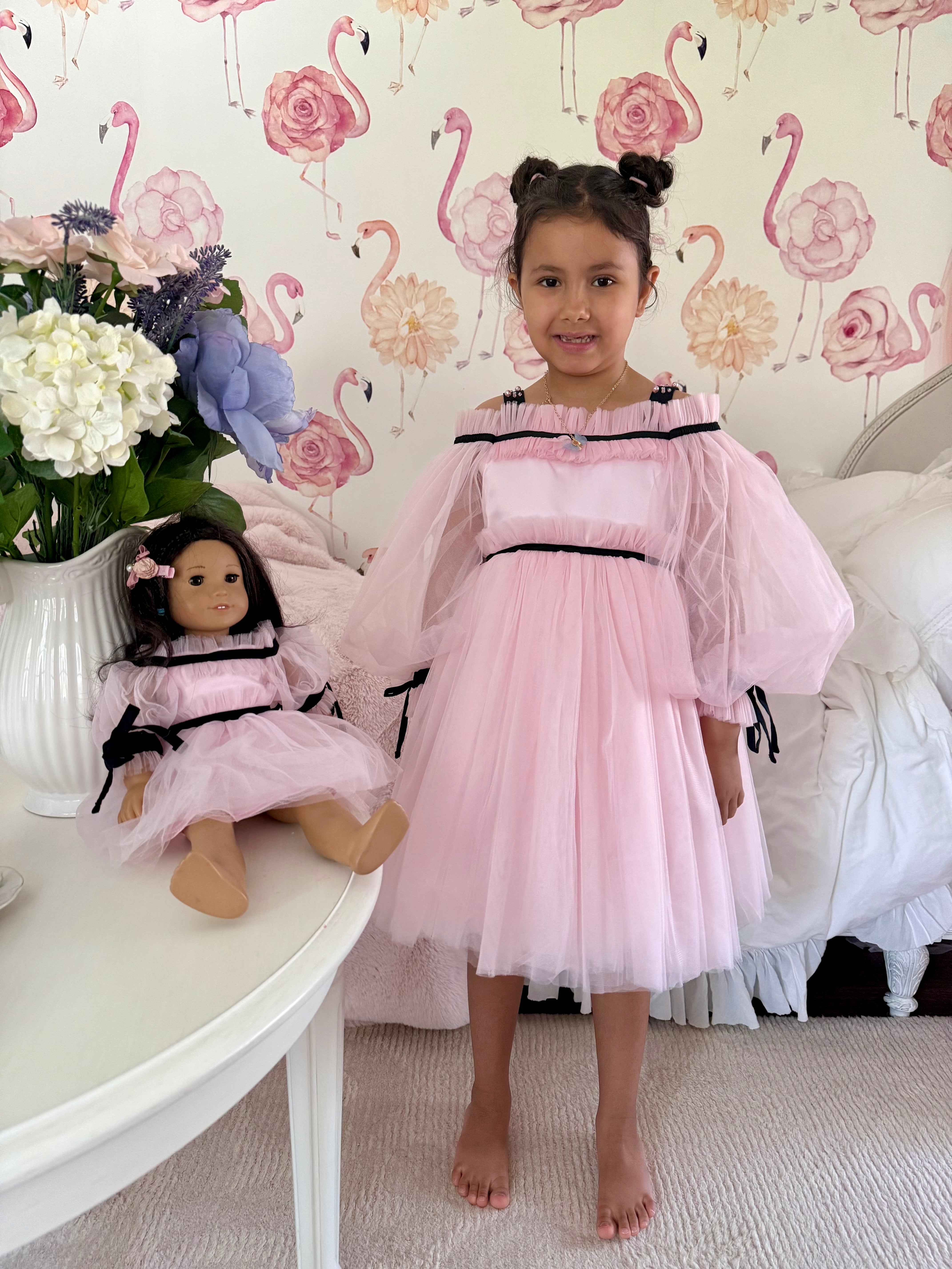 Coco-Pink 18 Inch Doll Dress