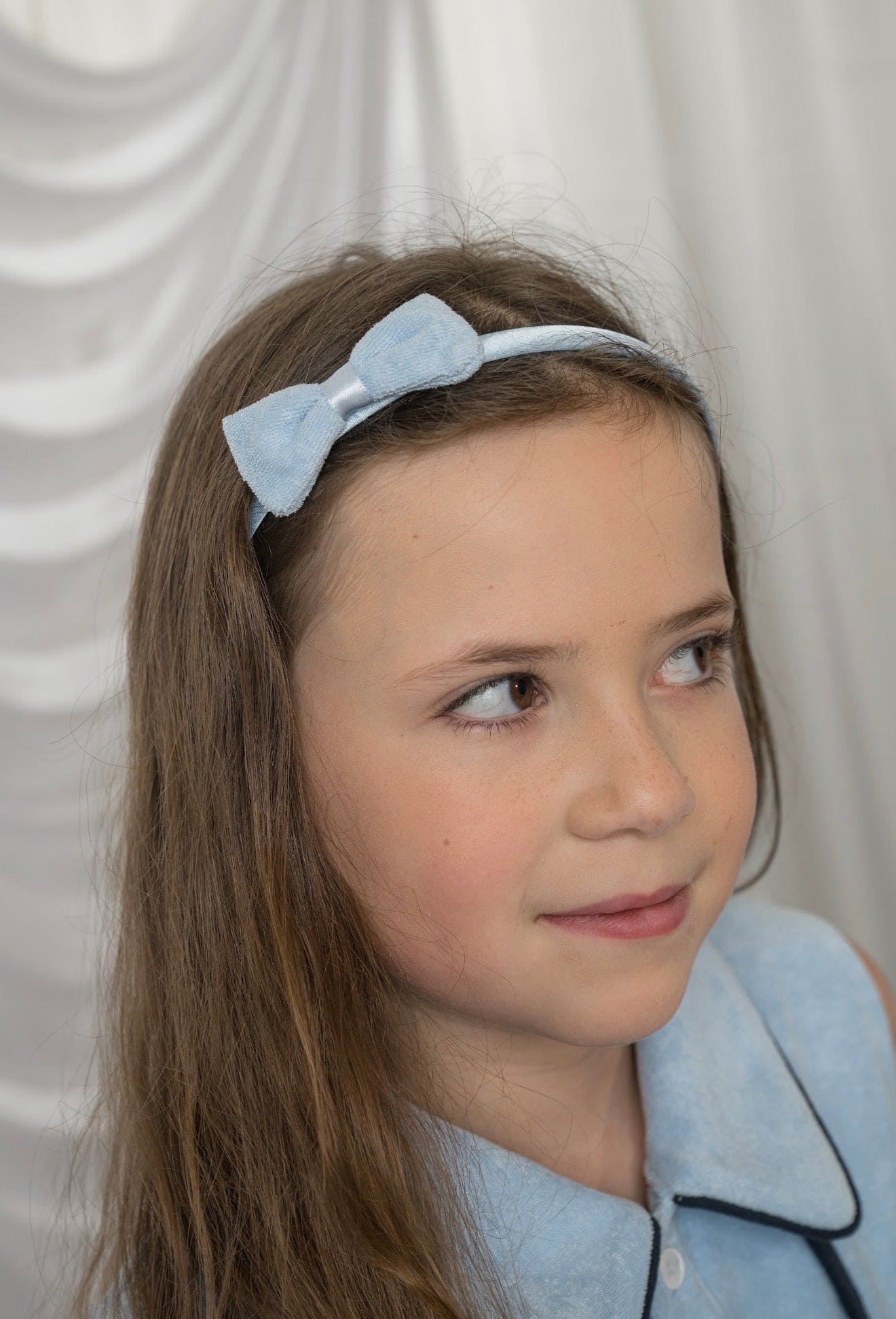 Terry Baby Blue Headband - Petite Maison Kids