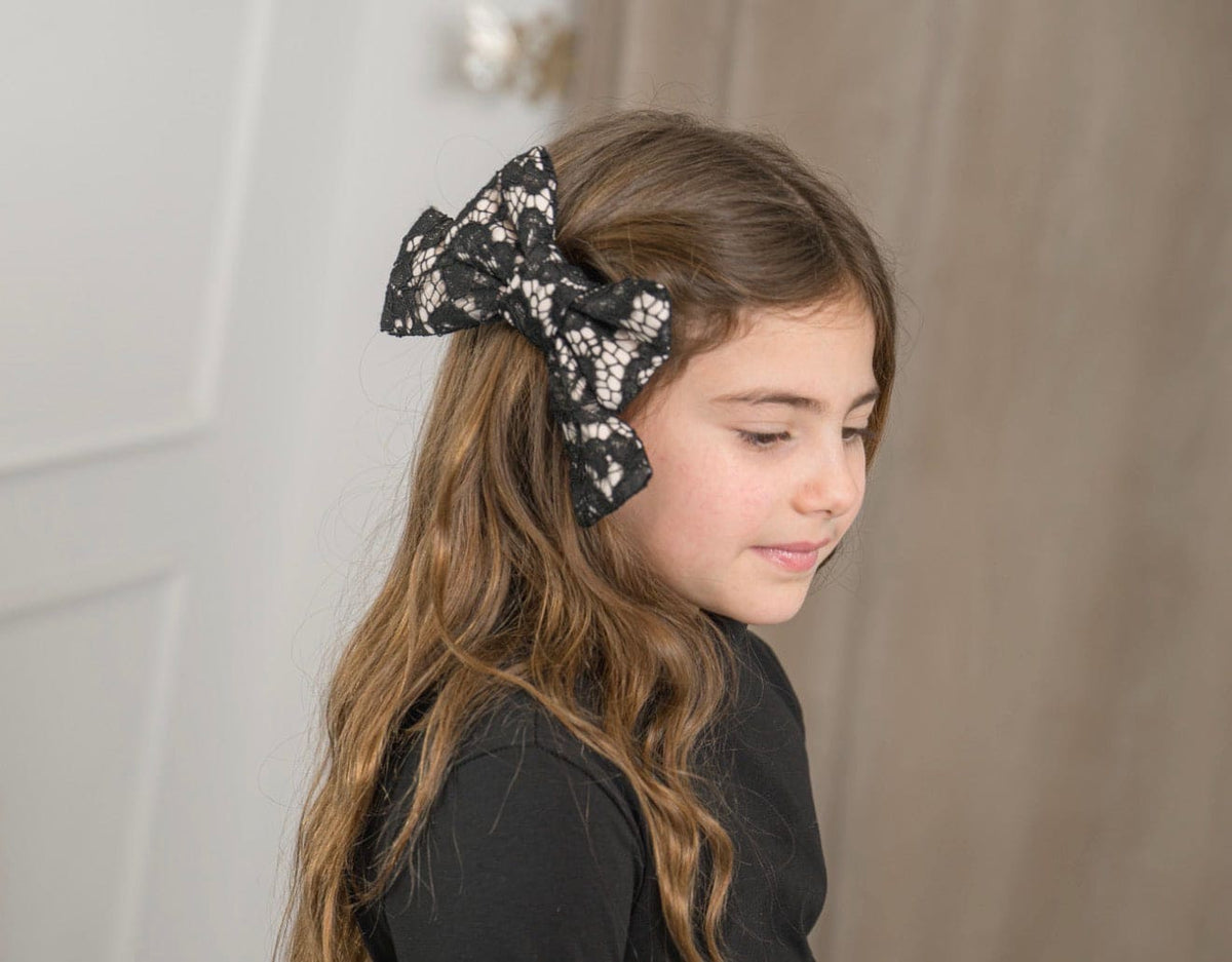 Cowboy Lace Hair Bow