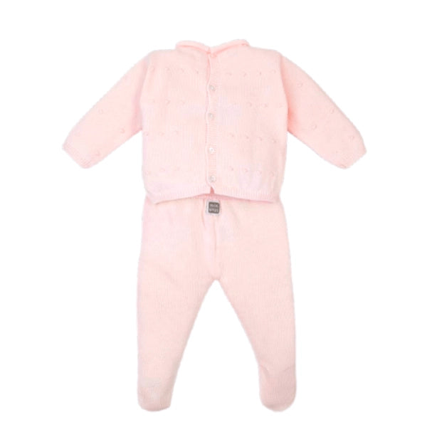 Quinque Pink 100%Baby Girl Cotton Set
