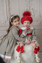 Baby Wool Beret with Pearls - Petite Maison Kids