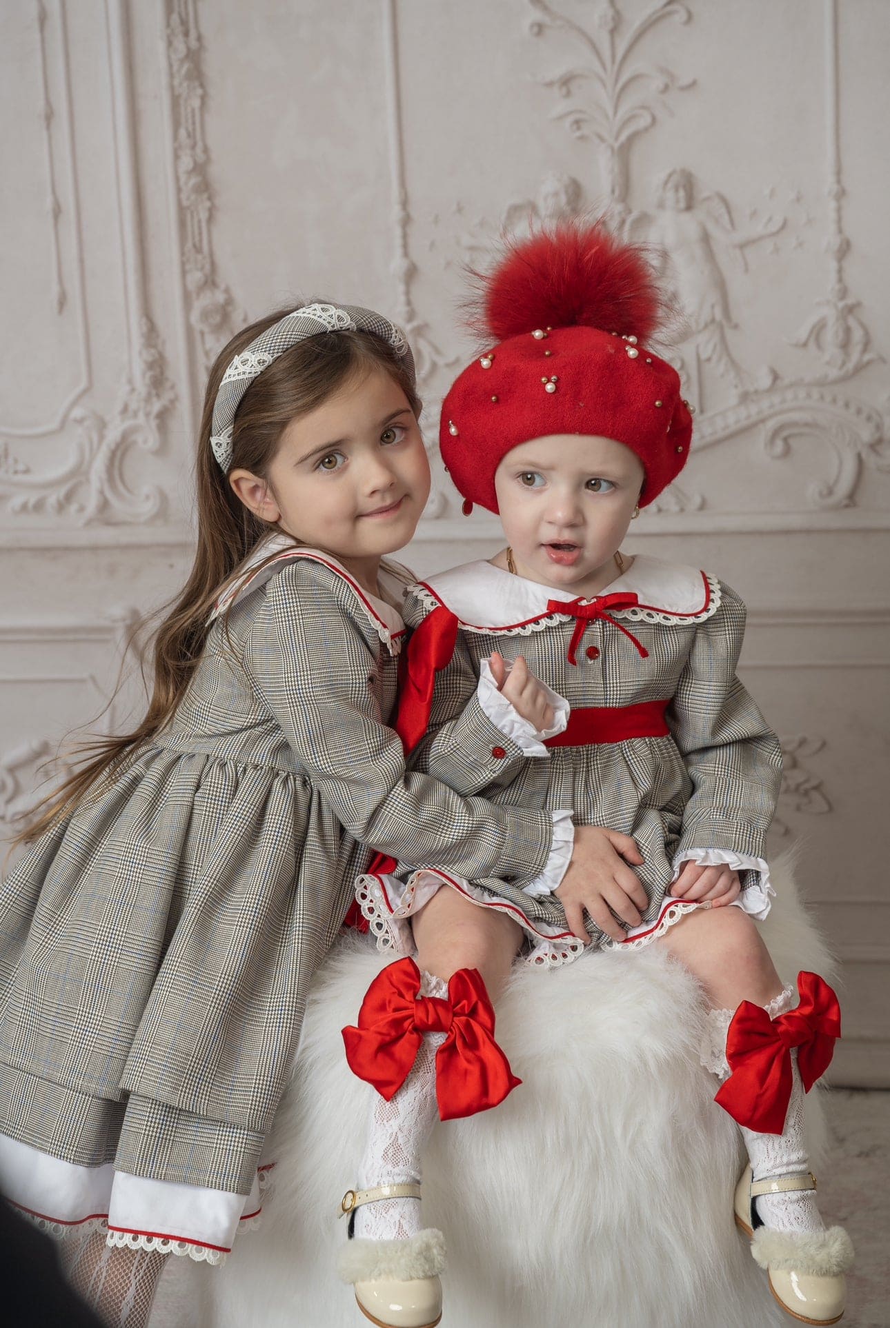 Baby Wool Beret with Pearls - Petite Maison Kids