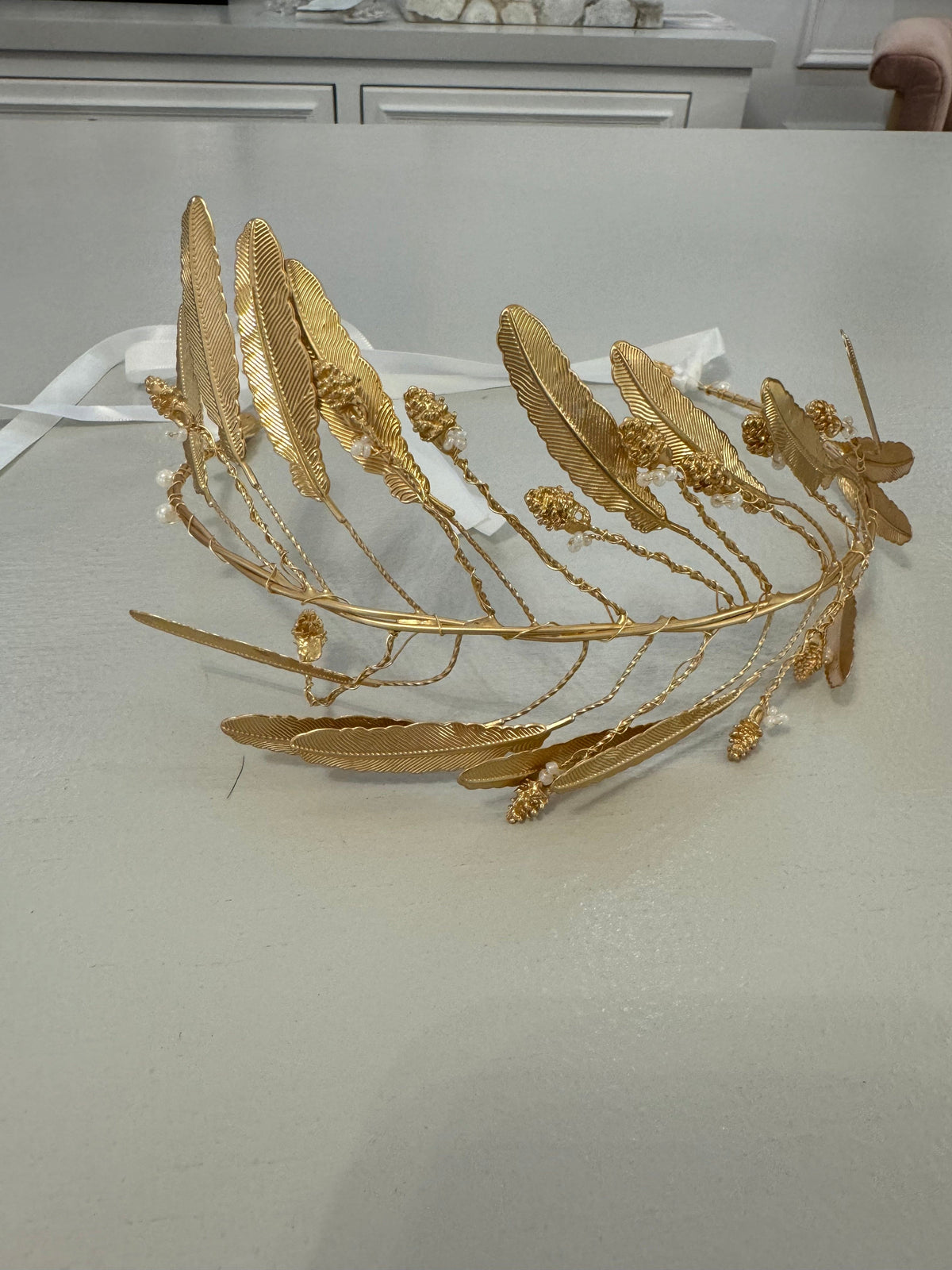 Athena Gold Hair Crown