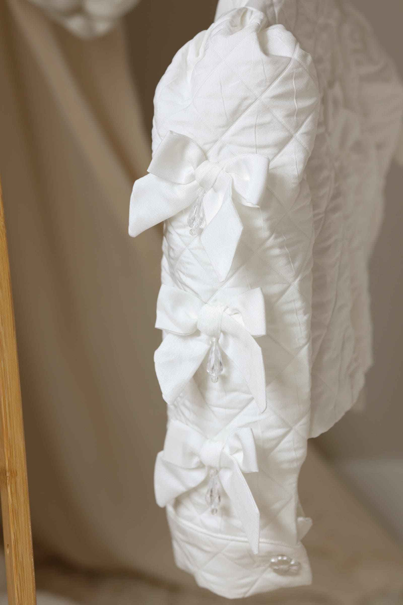 Poppy White Quilted Jacket
