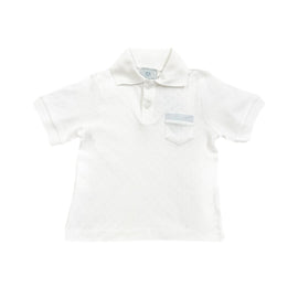 Charlotte White Boys' Polo Shirt