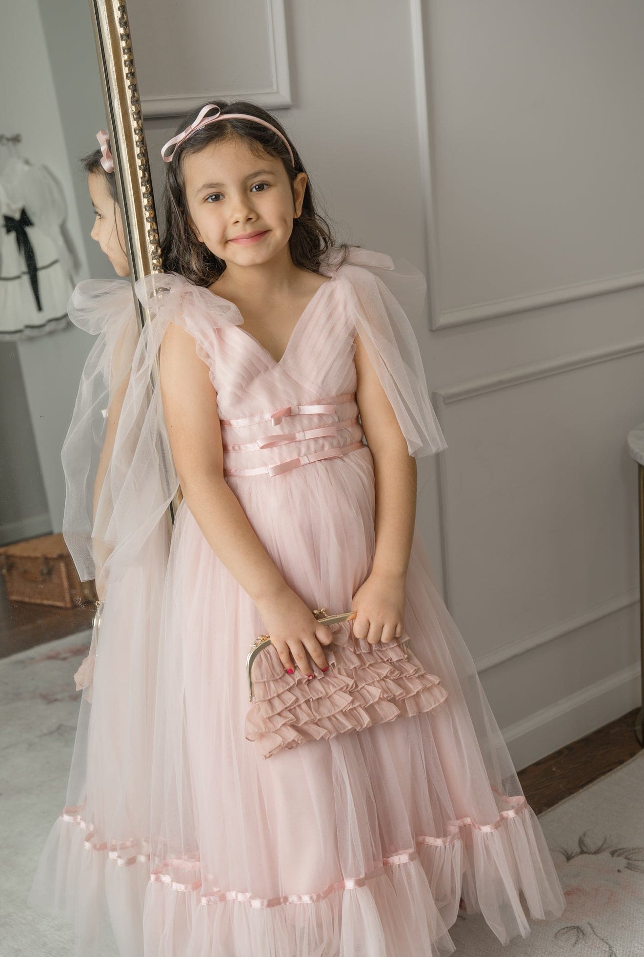 Camila Light Pink Tulle Gown