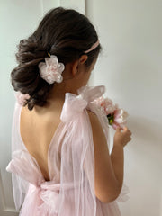 Cherry Blossom White and Pink Hair Clip