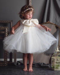 Jackie White Tulle Dress