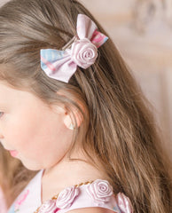 Maya Pink Bow Hair Clips