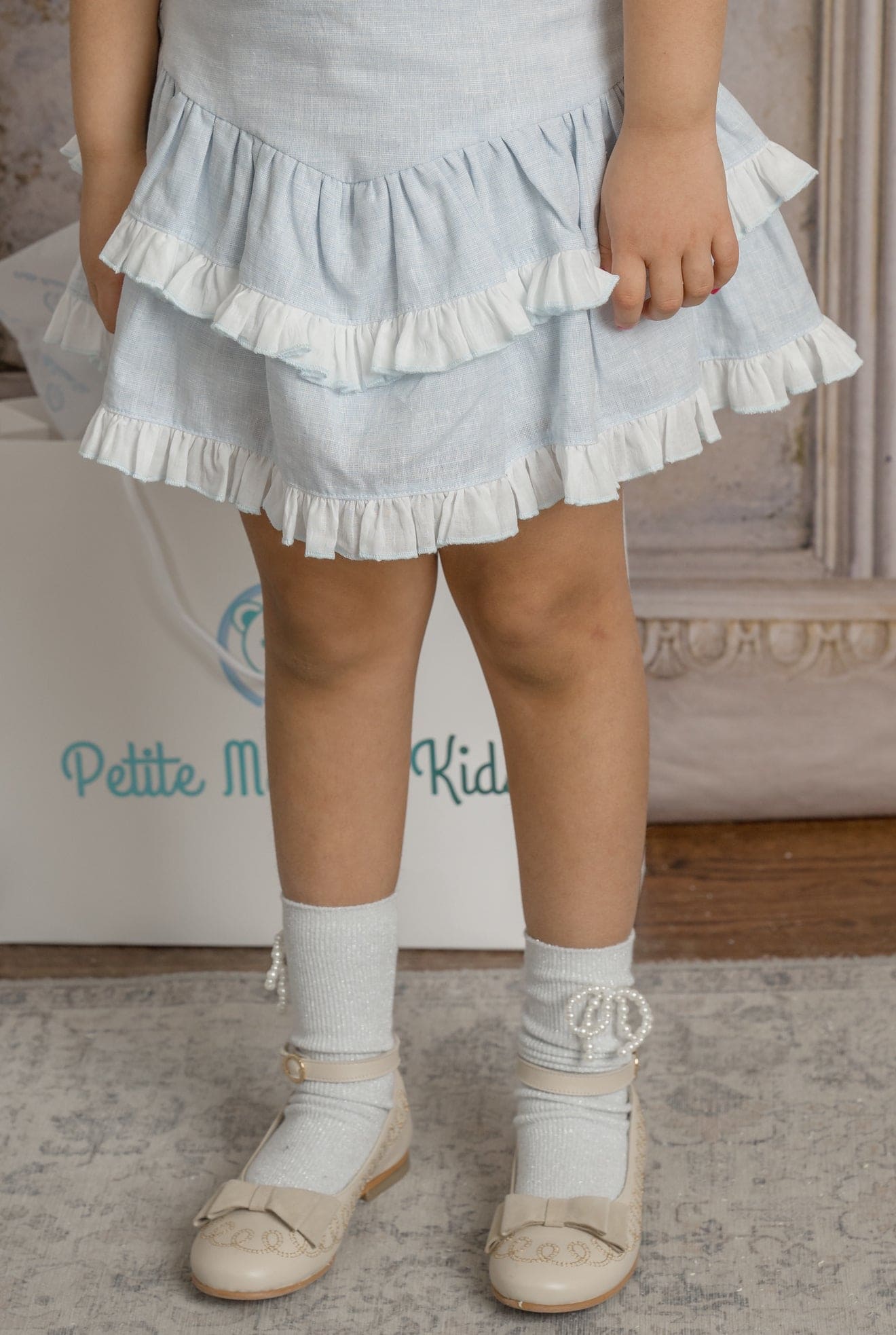 Charlotte Baby Blue Skirt and Top Set