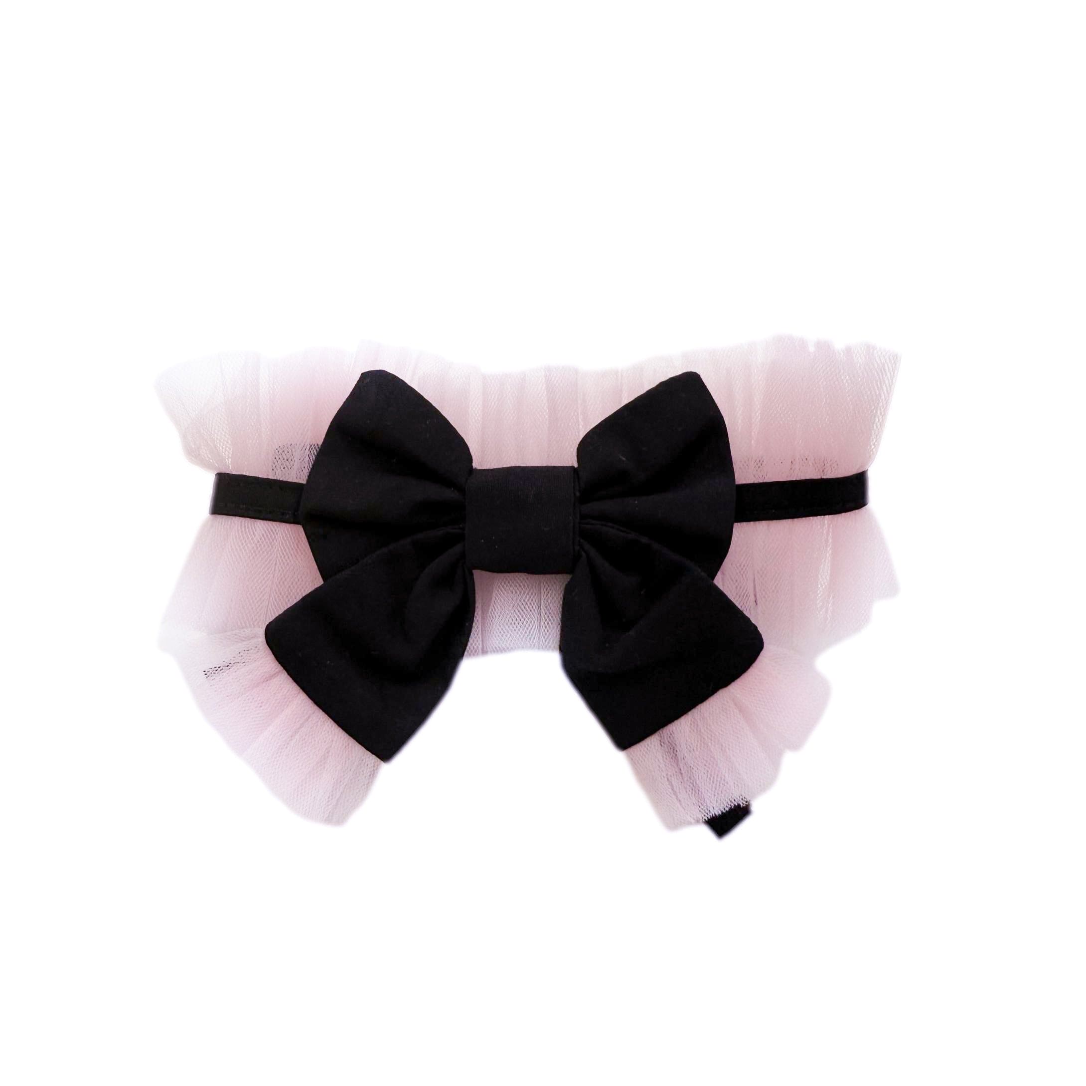 Coco-Pink Tulle Hair Sash