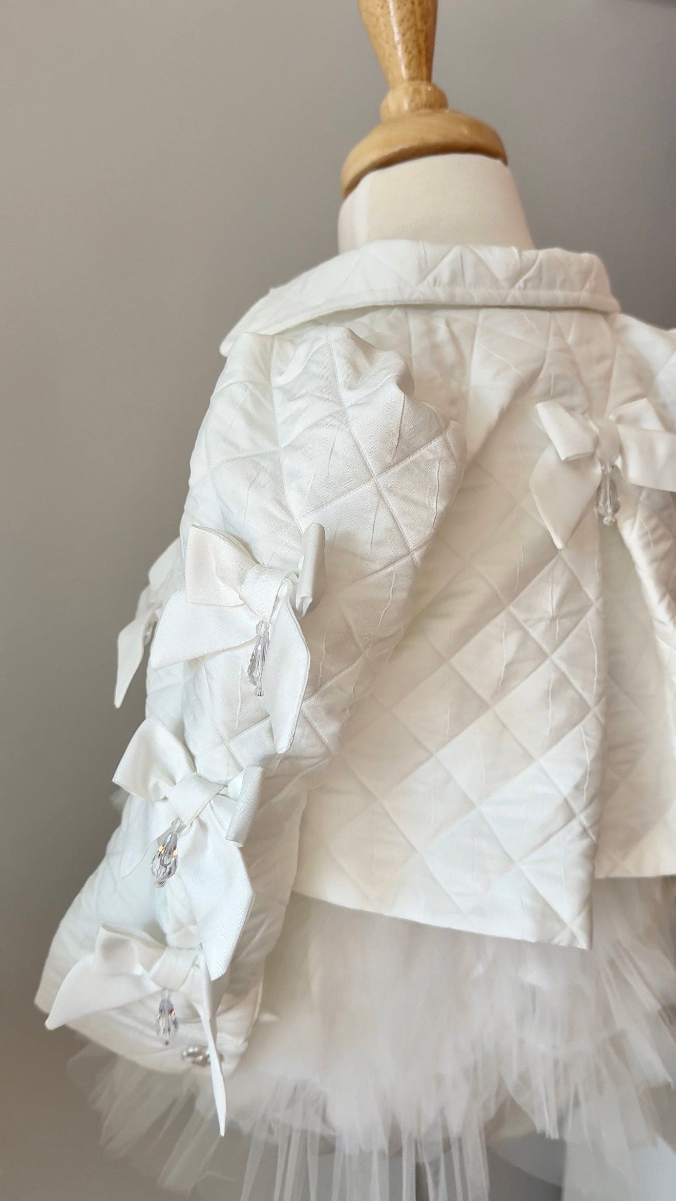 Poppy White Quilted Jacket