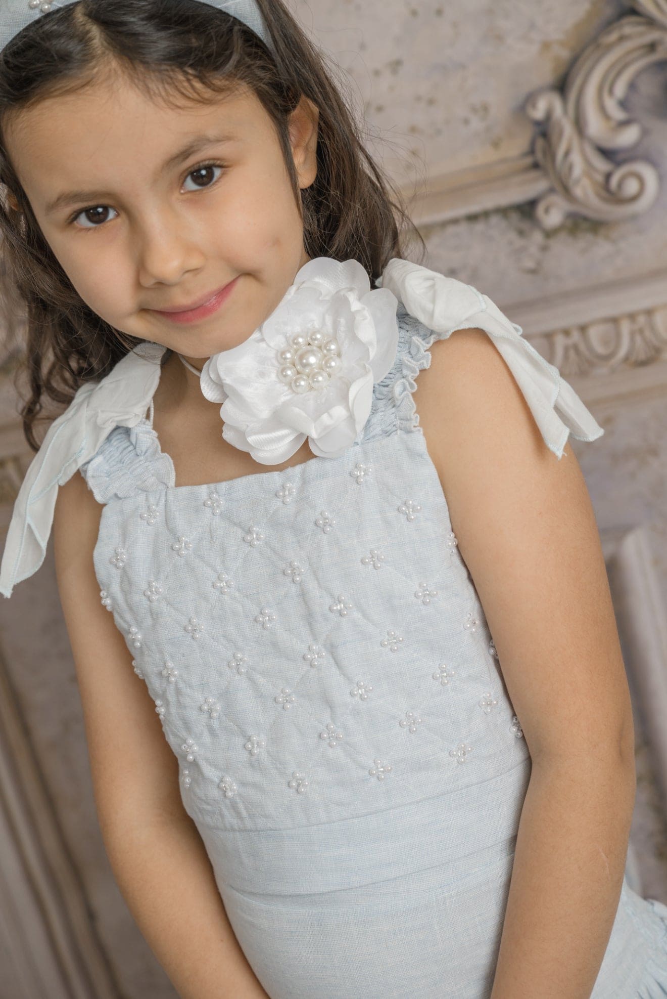 Charlotte Baby Blue Skirt and Top Set