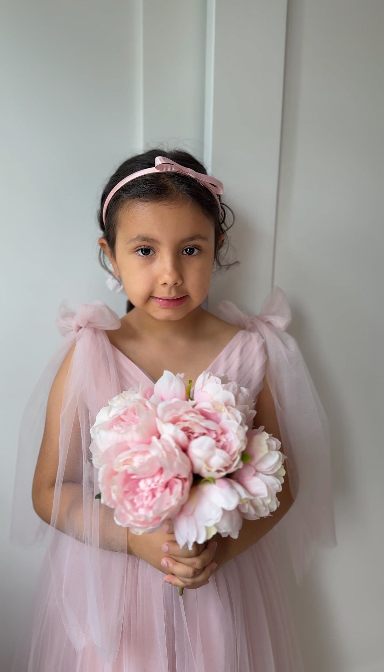 Camila Pink Bow Headband