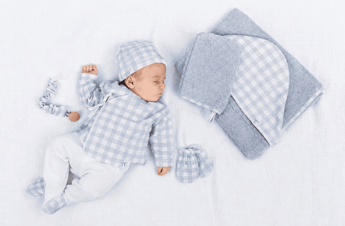 Vichy Baby Gift Set Periwinkle Blue Layette Set