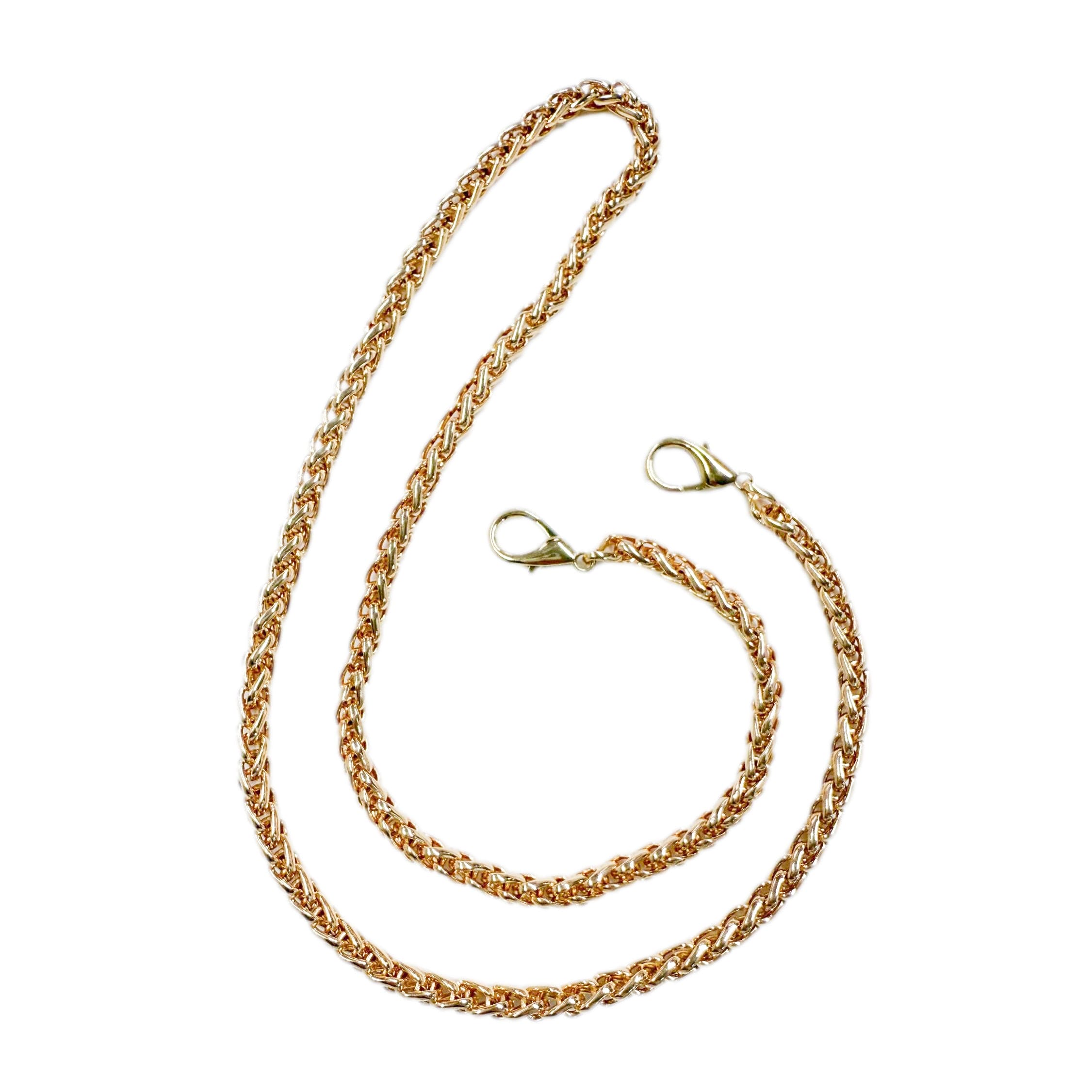 Gold Metal Roped Kids’ Handbag Chain