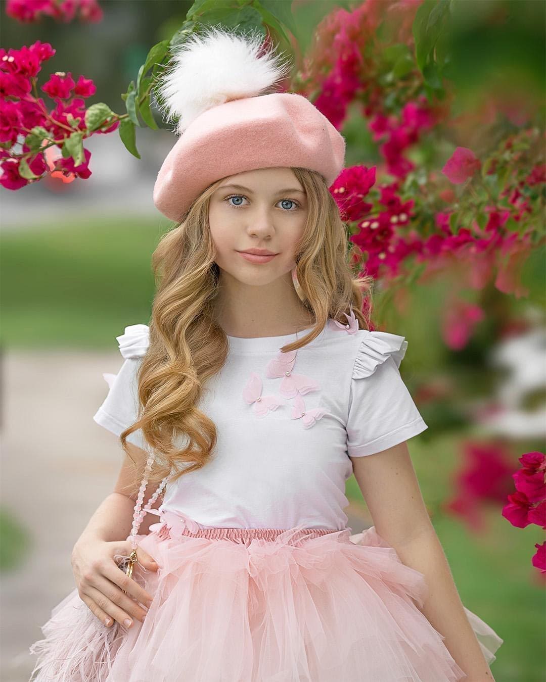 Wool Beret with Pom Pom - Petite Maison Kids