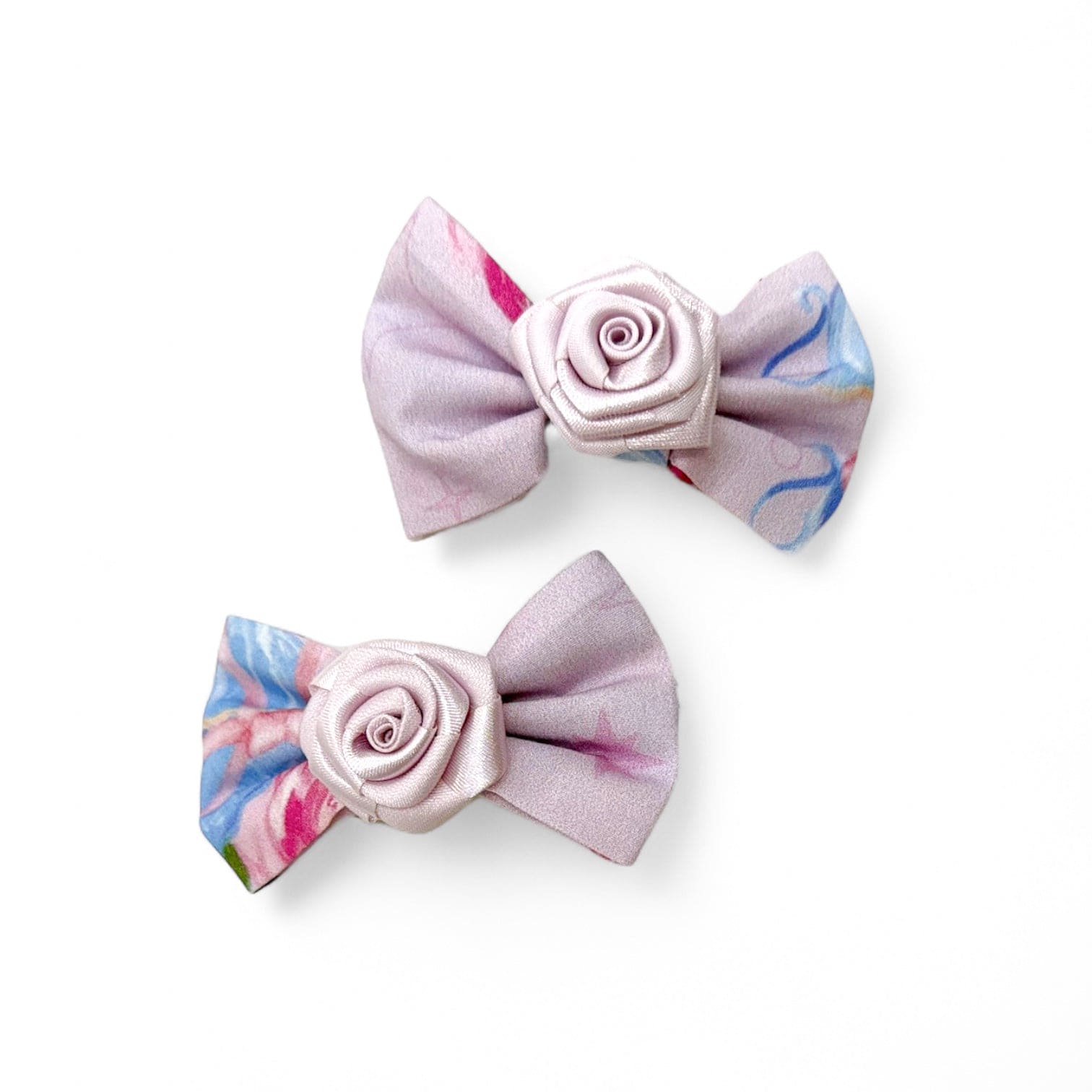 Maya Pink Bow Hair Clips