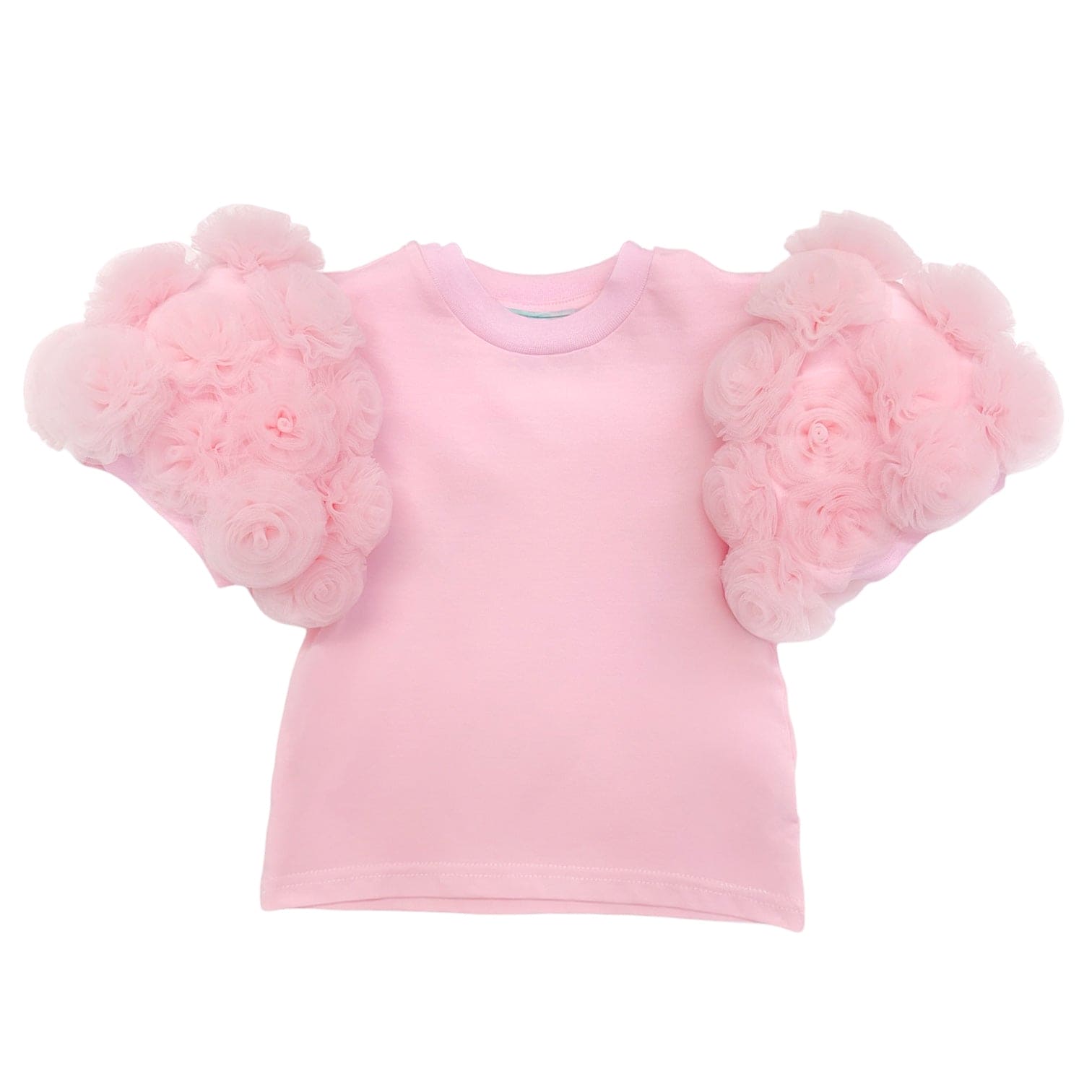 Maya Pink Flower Cotton T-Shirt