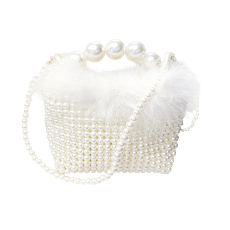 Pearl Handle Pouch Bag