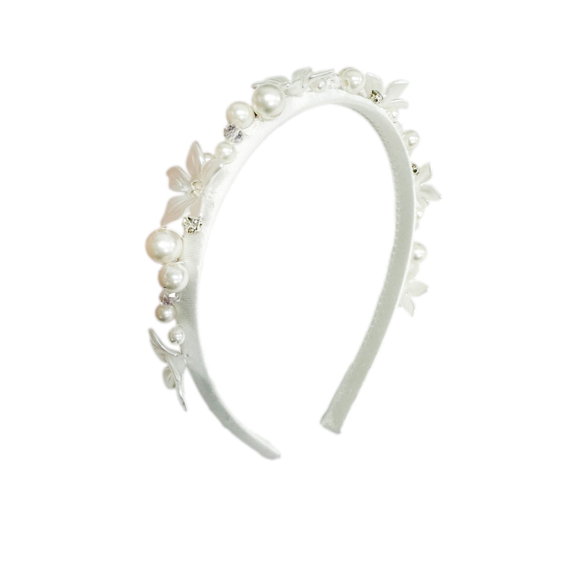 Jackie White Headband