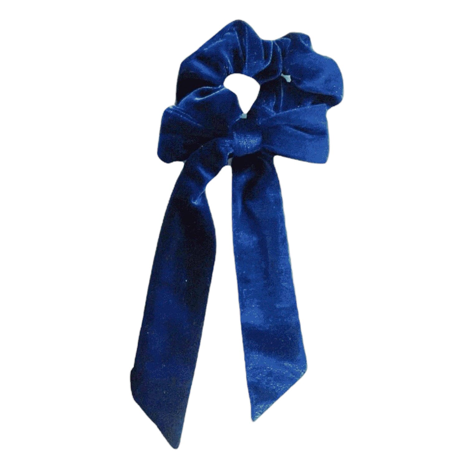 Navy Velvet Scrunchie