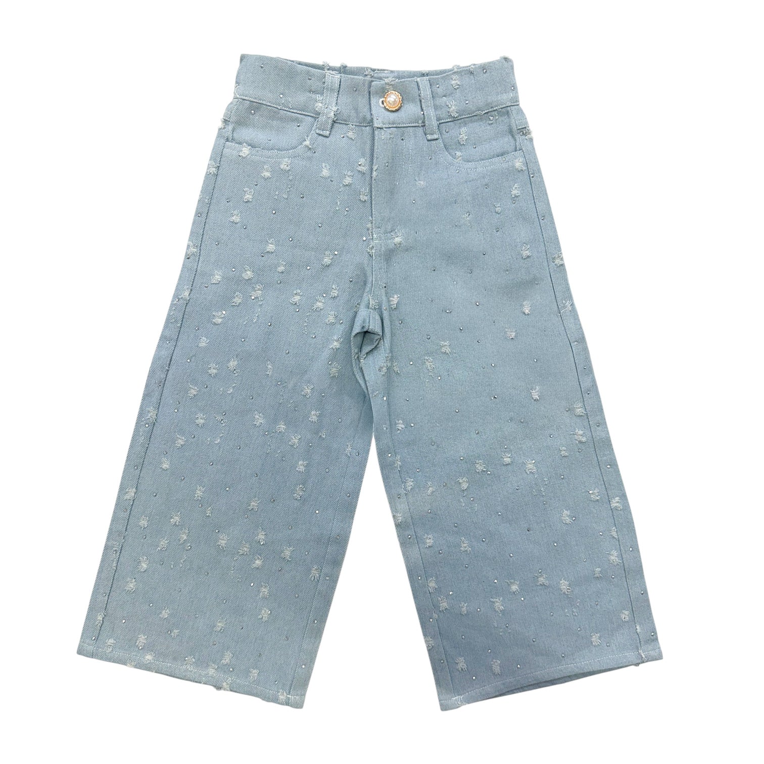 Sparkle Blue Denim Jeans