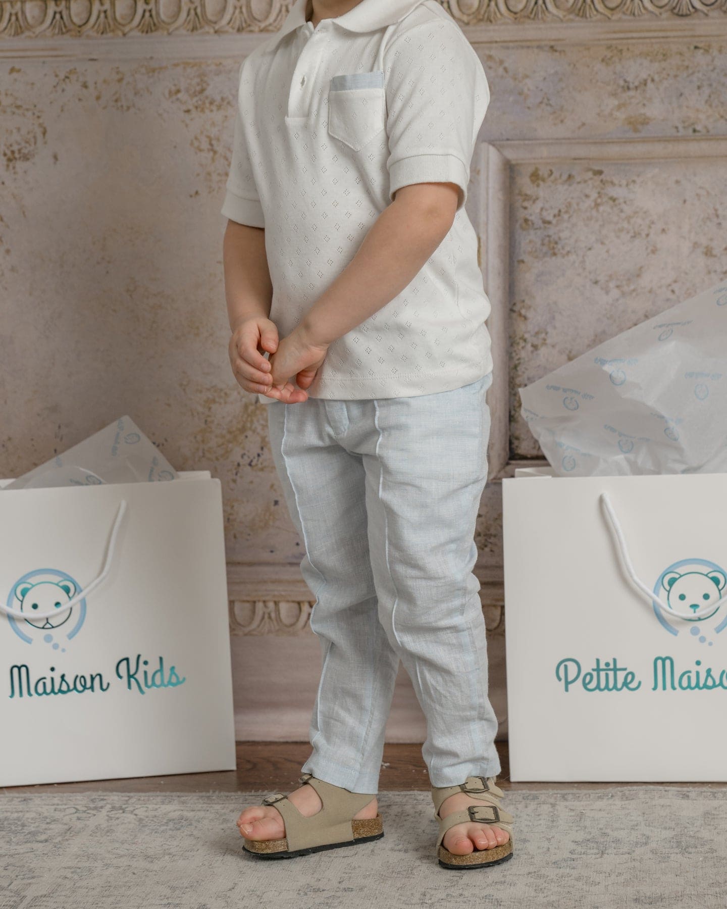 Charlotte Baby Blue Boys' Pants