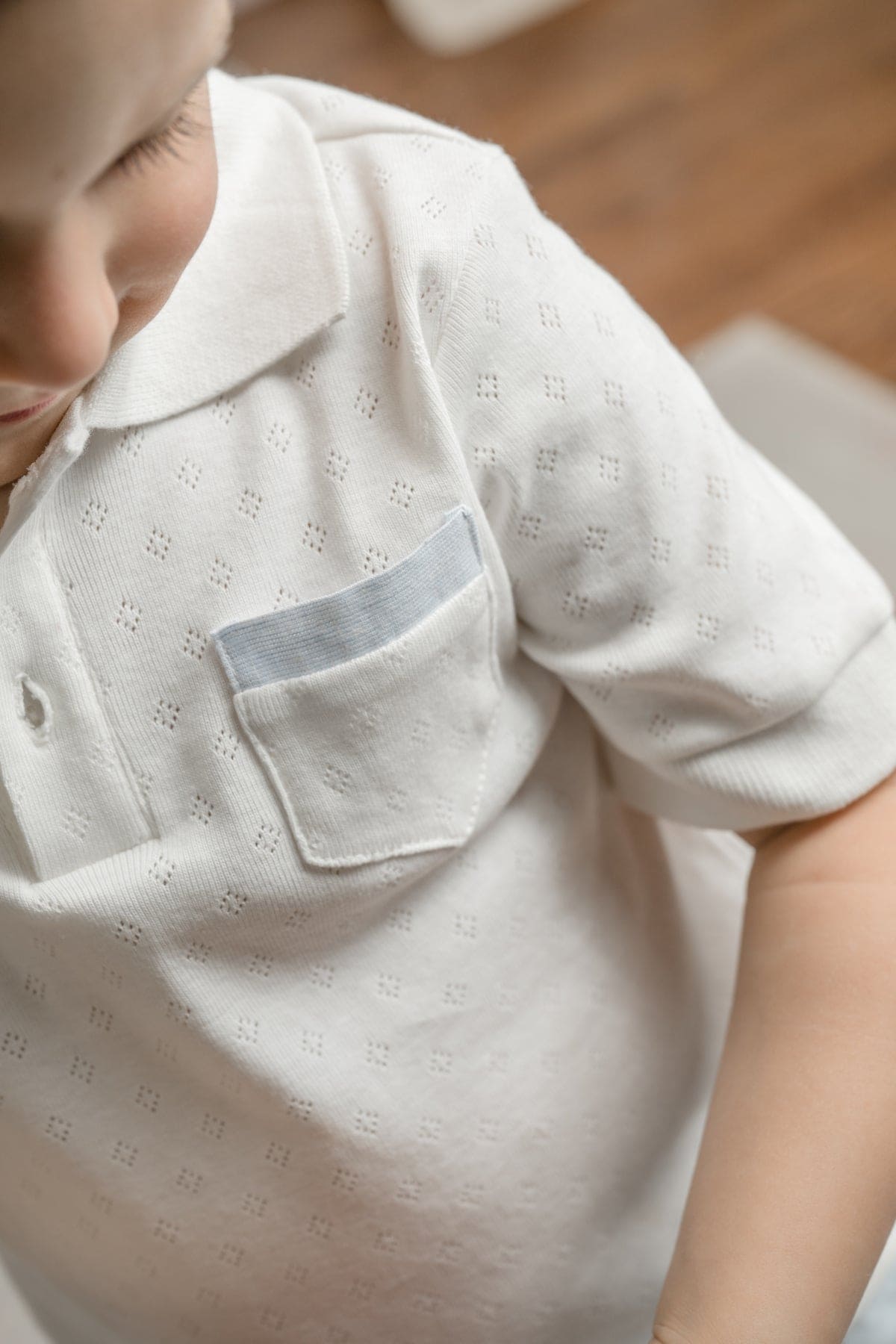 Charlotte White Boys' Polo Shirt