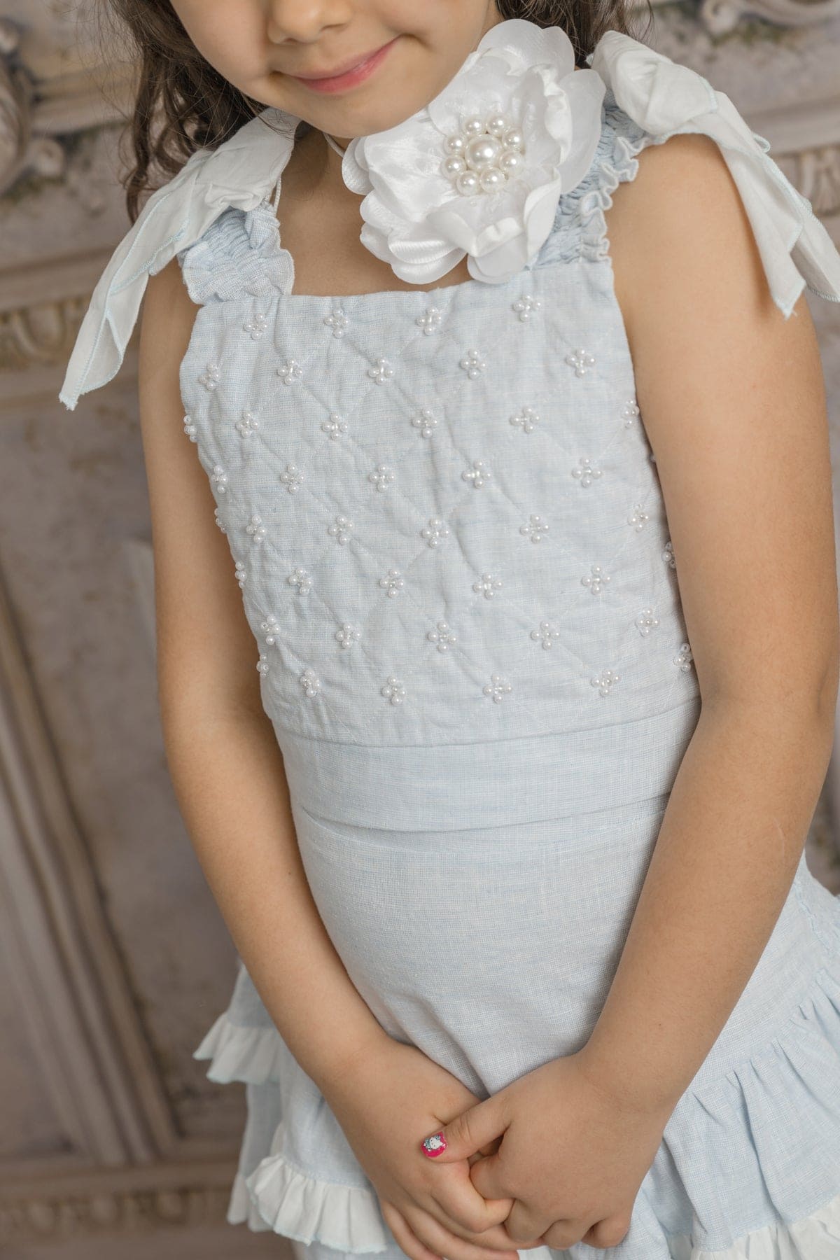 Charlotte Baby Blue Skirt and Top Set