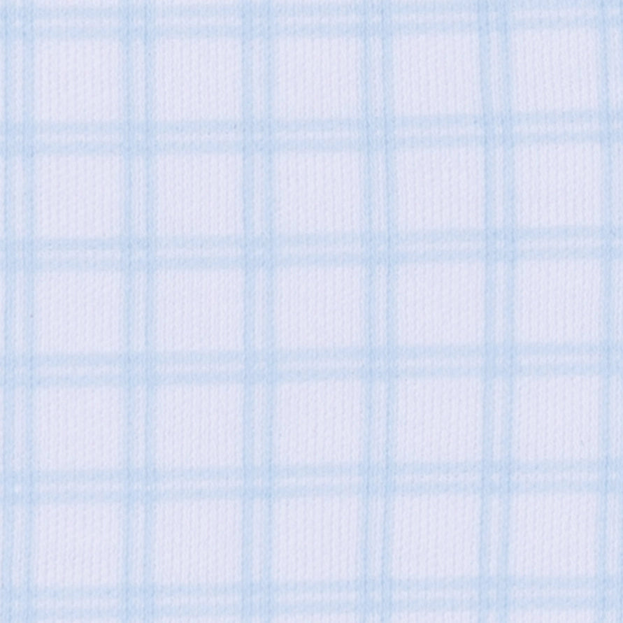 Peek-A-Boo Wishes Smocked Footie - Light Blue