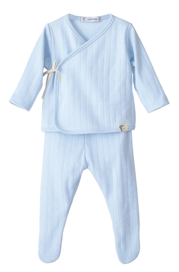 Baby Boy Gift Set – 4-Piece Blue Layette