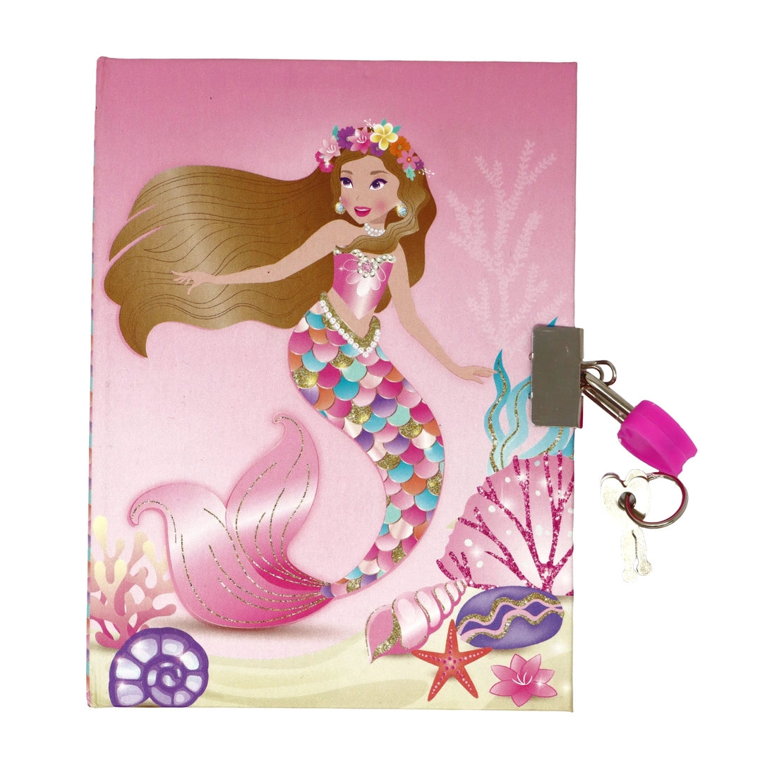 Enchanted Mermaid Lockable Scented Diary Notebook