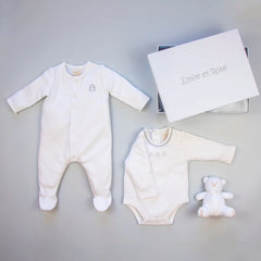 White Unisex Baby Gift Set