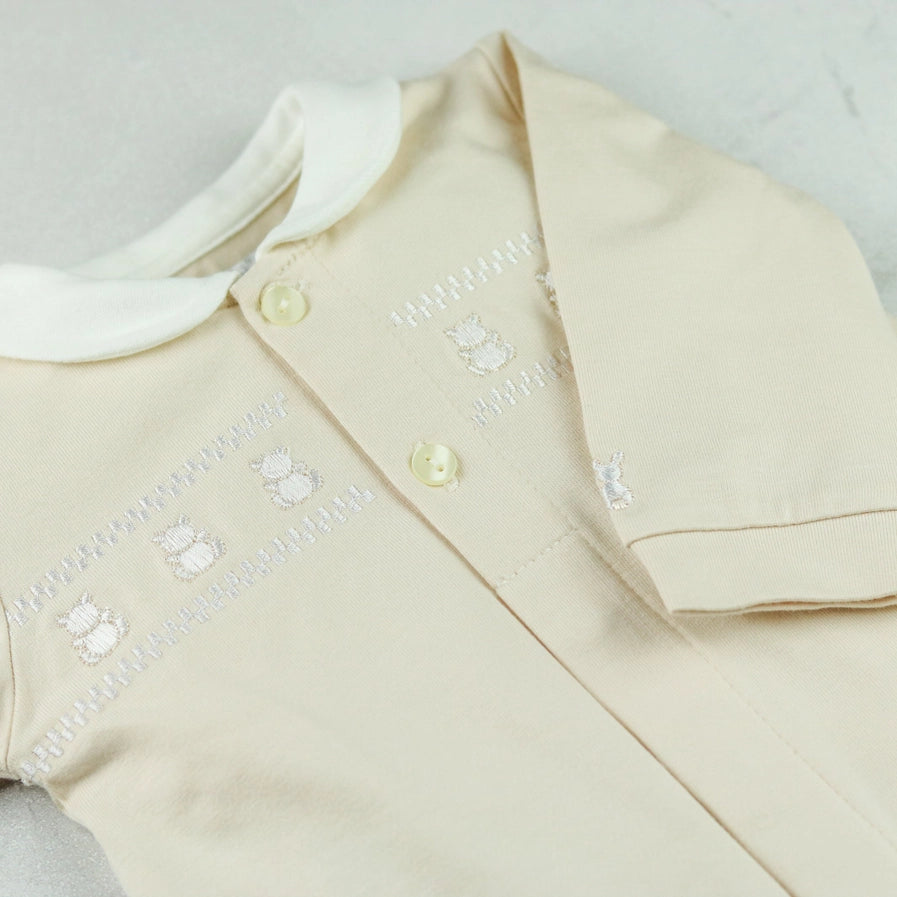 Jesse Stone Front Opening Babygrow and Hat